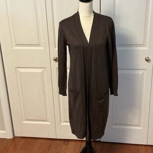 Elegant Brown Women's Cardigan